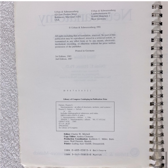 Vintage Neuroanatomy An Atlas Of Structures Sections And Systems Third Edition - Picture 8 of 9